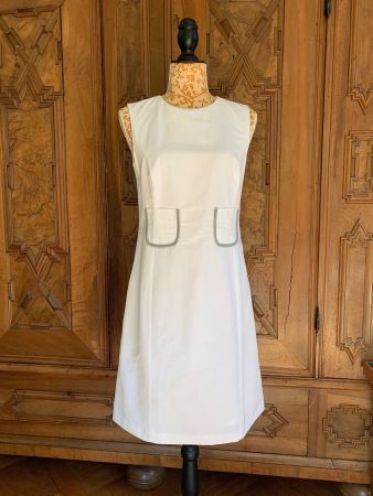 SIMPLE Kleid "Little White"   Farbe: Weiß und Silber