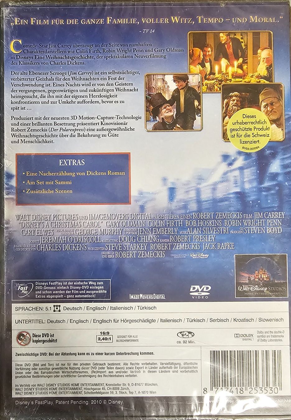 Tutti i DVDs: Eine Weihnachtsgeschichte – Nuovo e nell'imballaggio originale da Wahlen b. Laufen venduto da Cg10 1