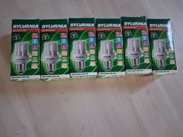 6 X SPARLAMPE MINI E27  11 WATT