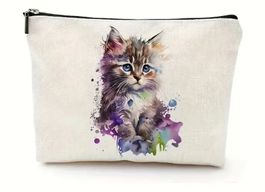 Täschli / Neccessaire Katze NEU gross