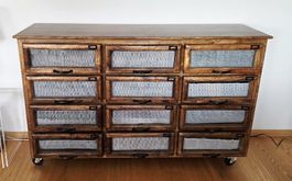 Sideboard/Apothekerkommode Massivholz