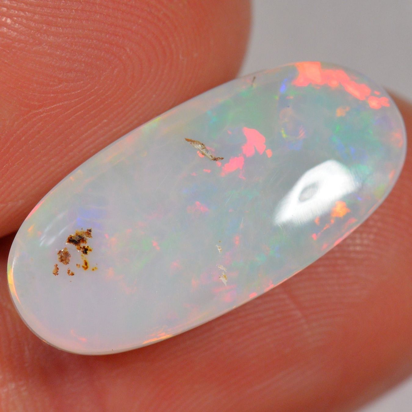 Edelsteine: 8.8 Karat - Heller Ovaler Äthiopischer Welo Opal – Neu (gemäss Beschreibung) aus Rüti ZH von DeinOpal 1