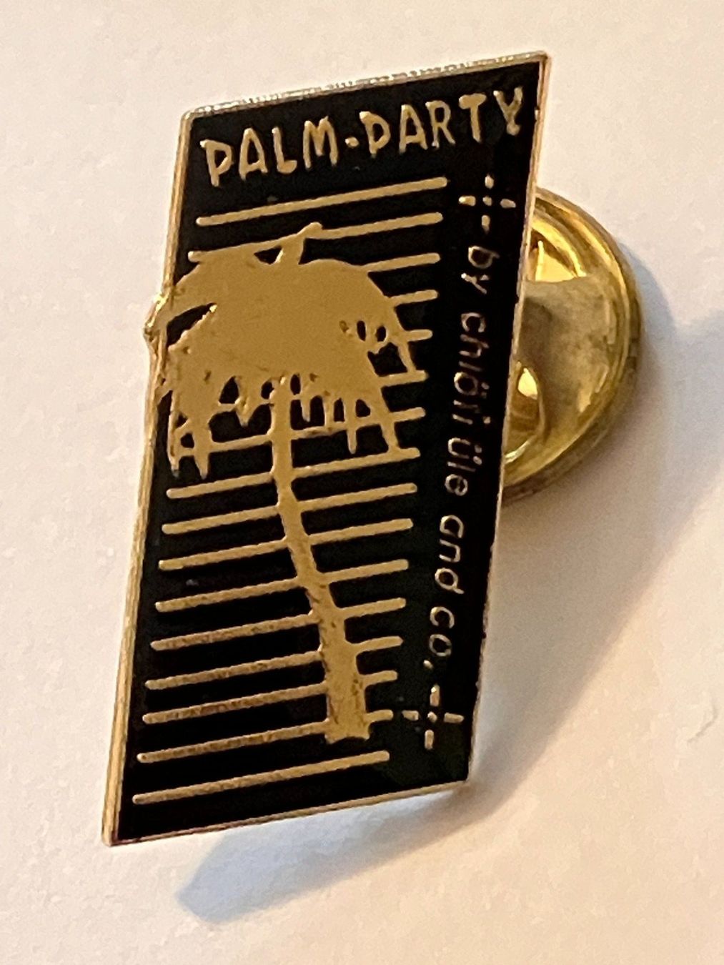 Placchette & Badge: 1 Pin Palm Party – Usato da Basel venduto da djwwpp