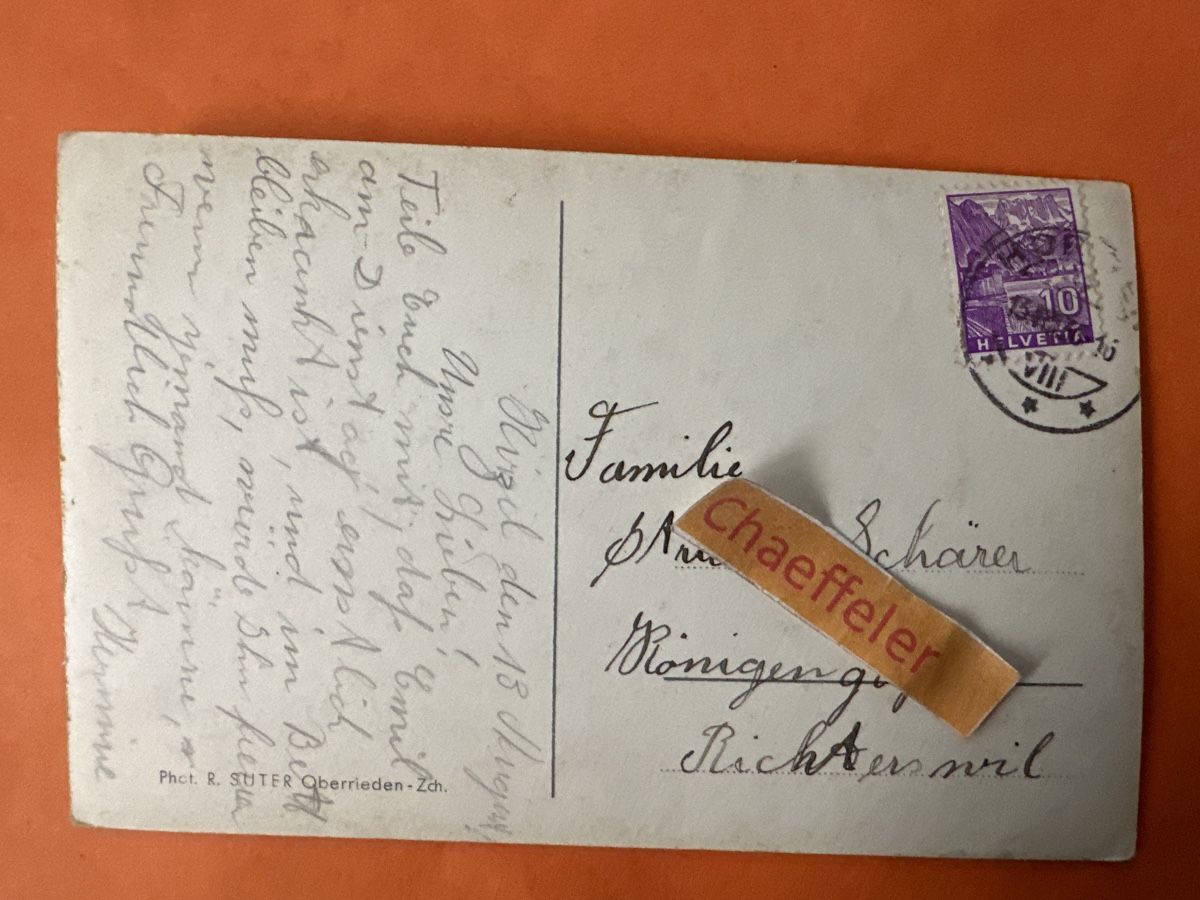 Cartes postales: 1933  330 Der Sihlsprung – D'occasion à Zürich par Chaeffeler 1