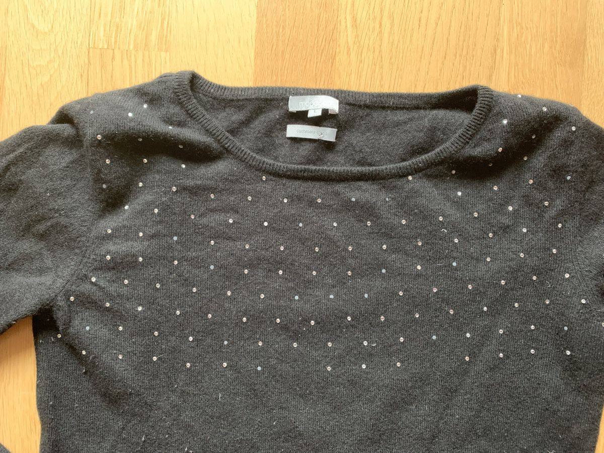 Maddison Maglioni & Felpe: Pull noir paillettes cashmere cachemire – Usato da Finhaut venduto da dod 2