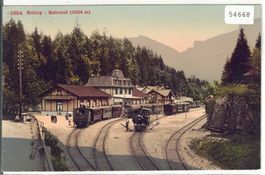 Brünig - Bahnhof - animee - Litho