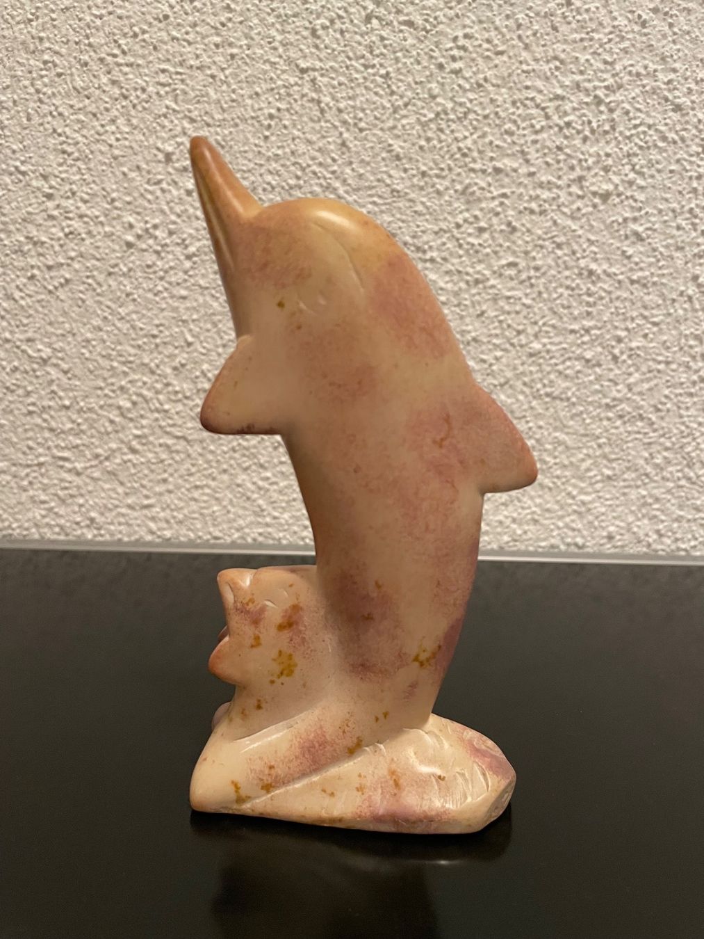Statuette: Alte Steinfigur: Delfin – Usato da Wilderswil venduto da Renaissance1