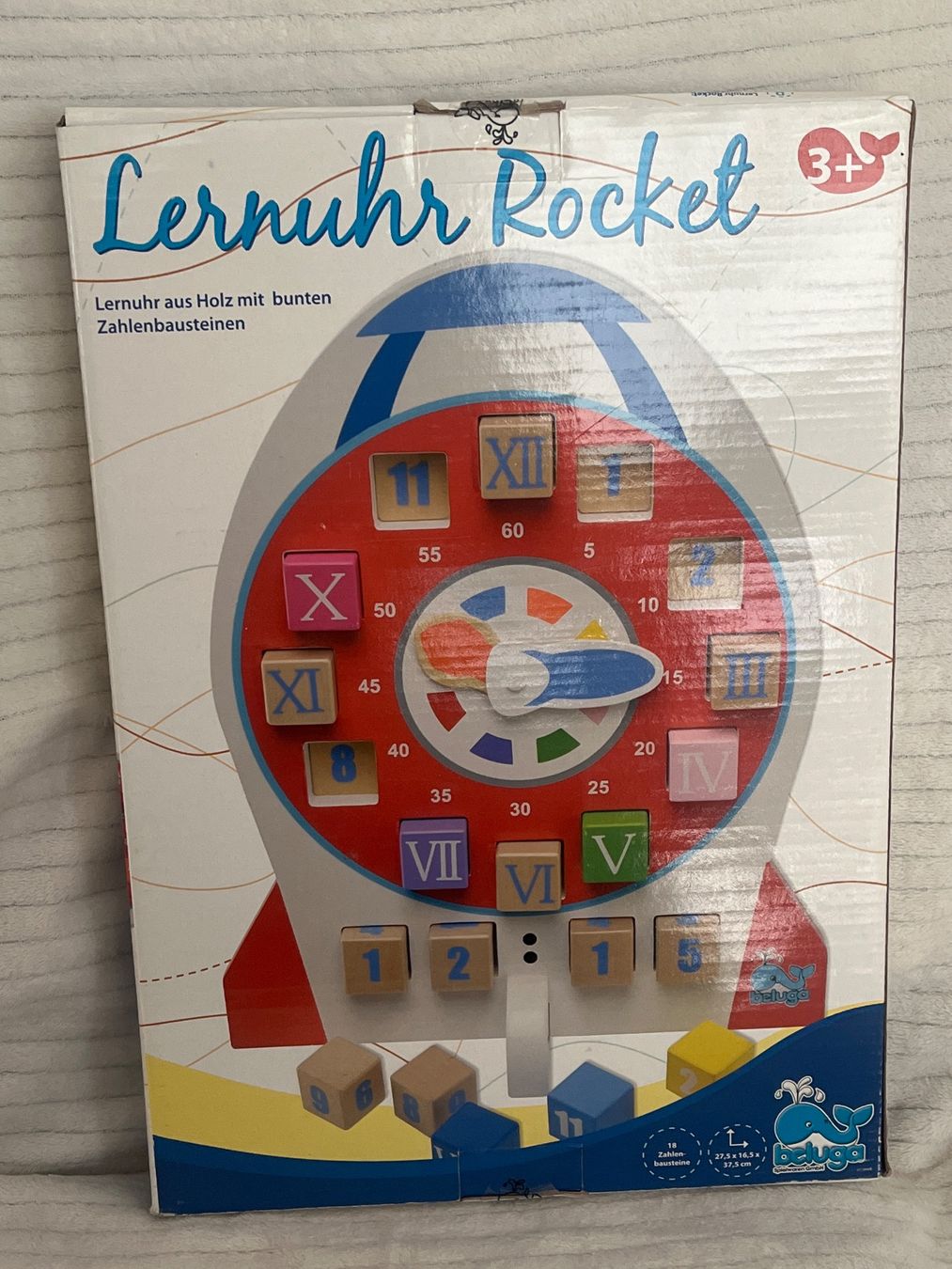 Spielzeuge: Holz Lernuhr Rocket – Neu und originalverpackt aus Oberegg von MZ_DiesundDas 1