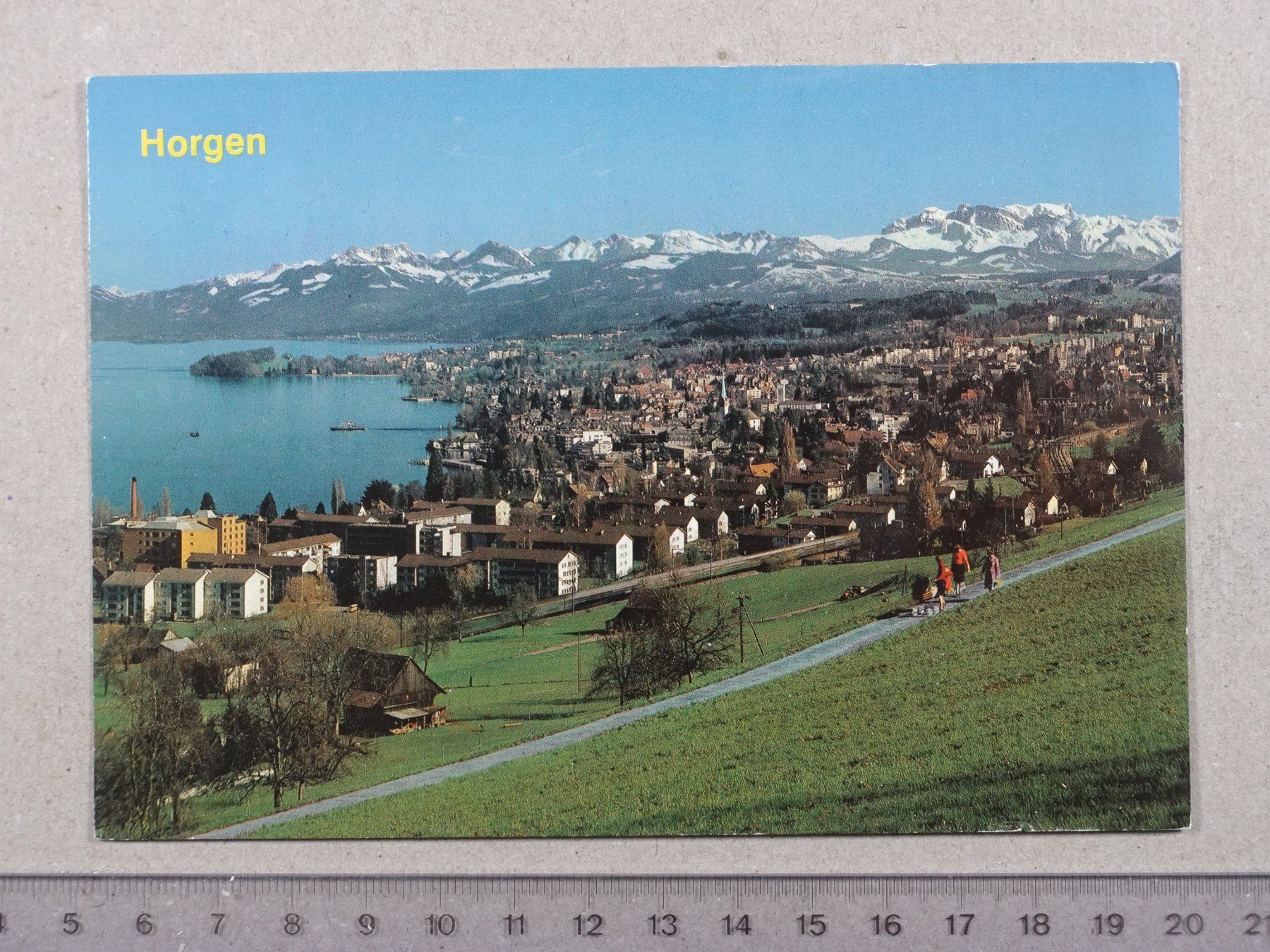 Ansichtskarten: Horgen, 1985, Zürichsee – Gebraucht aus Lenzburg von fh1