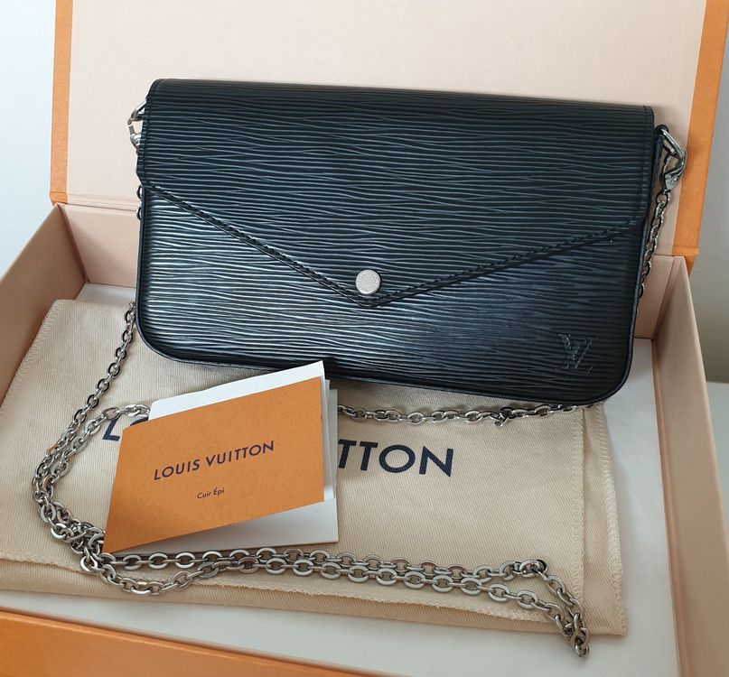 Pochette felicie noir sale