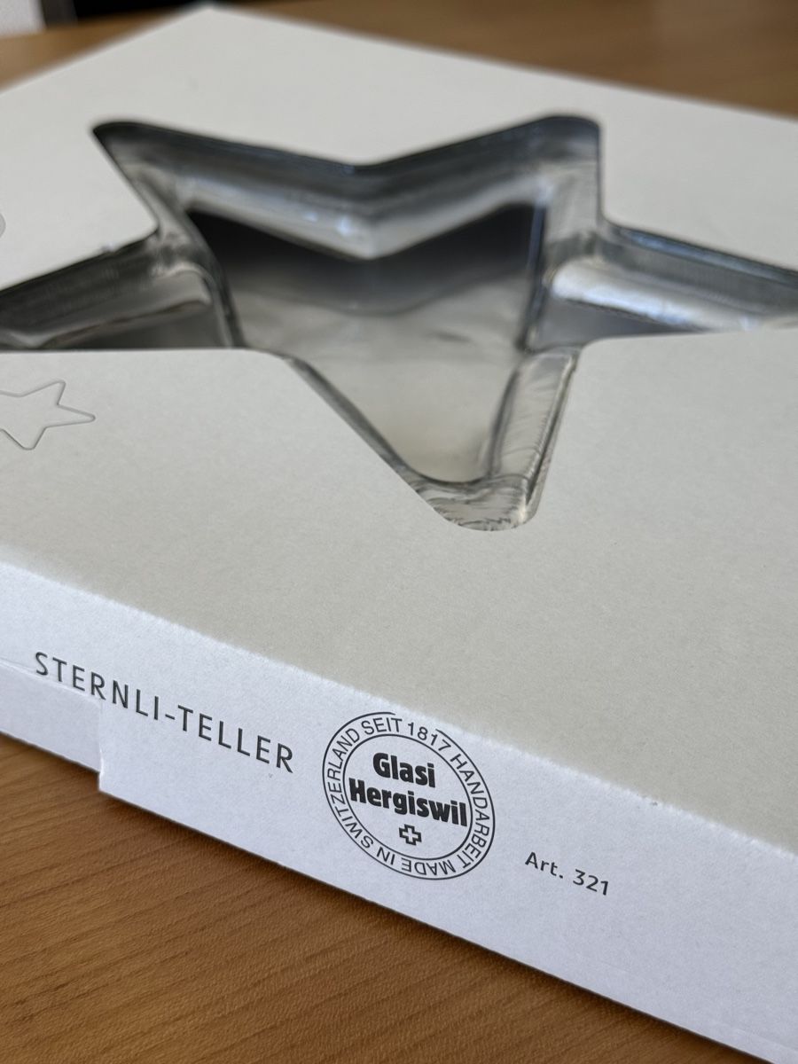 Glasi Hergiswil Tutte le decorazioni: Glasi Hergiswil Sternli Teller  – Usato da Uster venduto da eli_c5fv 2