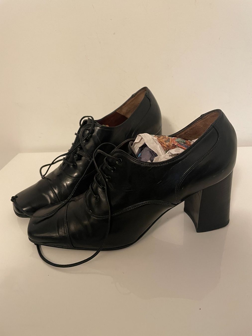 Chaussures femmes: Vintage Lace Up Lederschuhe – D'occasion à Zürich par nao_6f5t 7