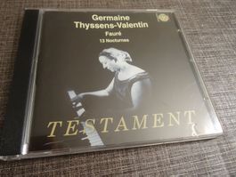 Germaine Thyssens-Valentin spielt Fauré 13 Nocturnes CD