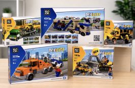 Bausteine Baustellenfahrzeuge Set MYCITY neu & OVP 5er Pack