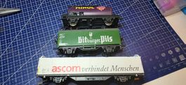 Märklin güterwagen ersazteile 3 stück HO/AC