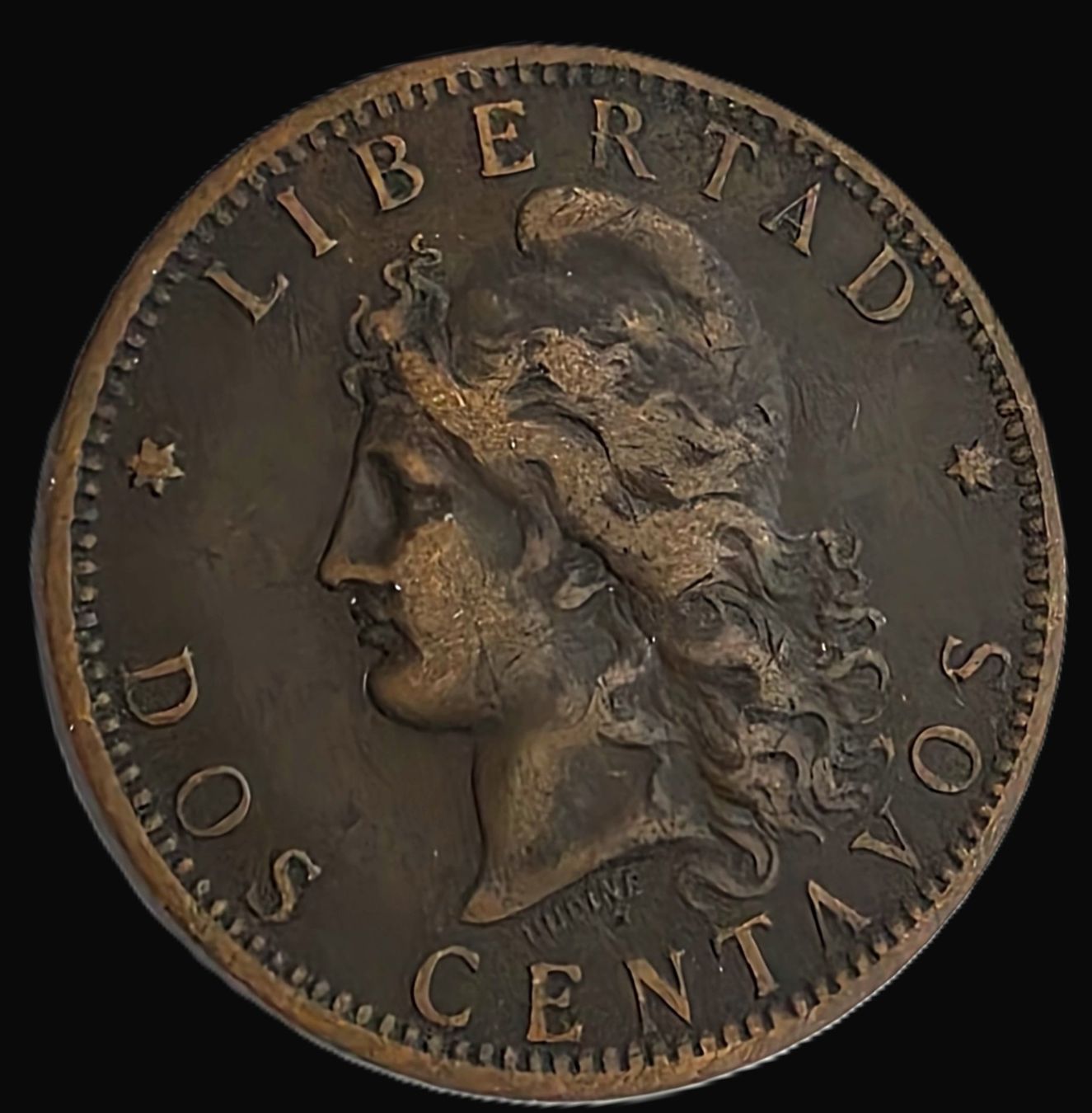 Tutti le monete: ARGENTINIEN 2 CENTAVOS 1884 – Usato da winterthur venduto da CoinPassion