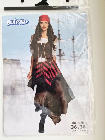 Damen Kostüm Piratin Gr. S 36 38 - Polyester - wie neu