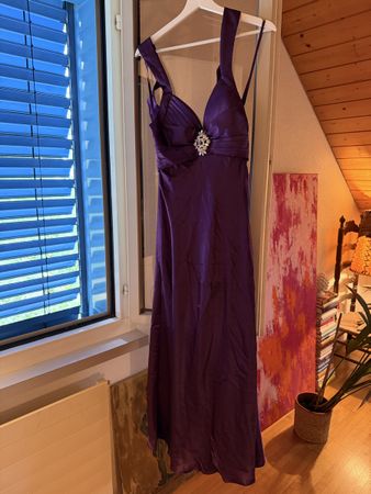 Abendkleid Lila gebraucht