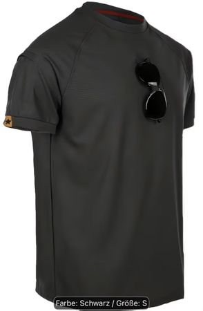 T-Shirt Herren Schwarz Tactical Sport