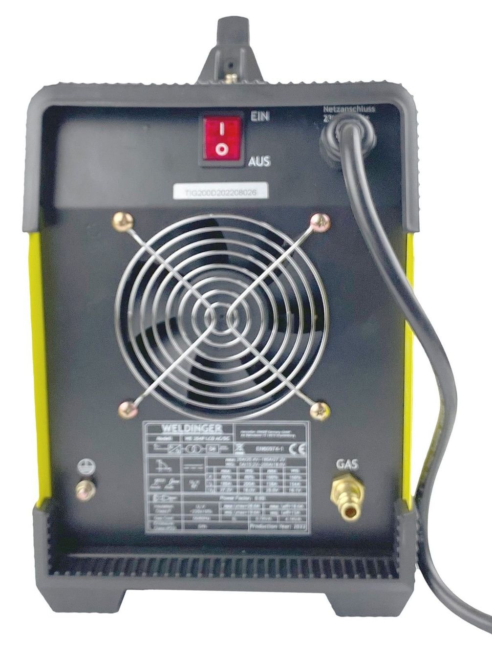 Saldatori: WELDINGER WE 204P AC/DC LCD WIG-Inverter – Nuovo e nell'imballaggio originale da Bottighofen venduto da zaap 5