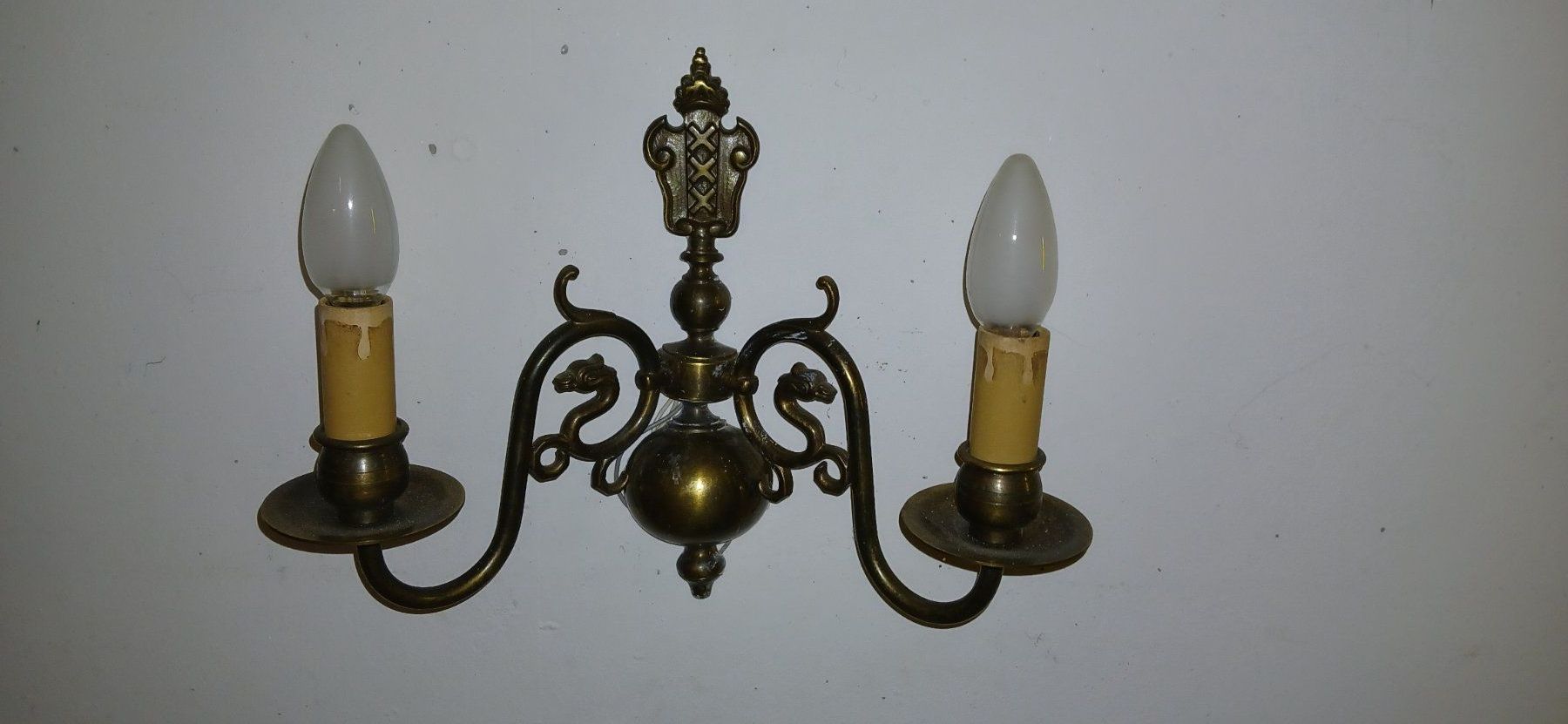 Lampen: Holländerleuchter, Wandmodell – Gebraucht aus Wattwil von Ferrogeil01