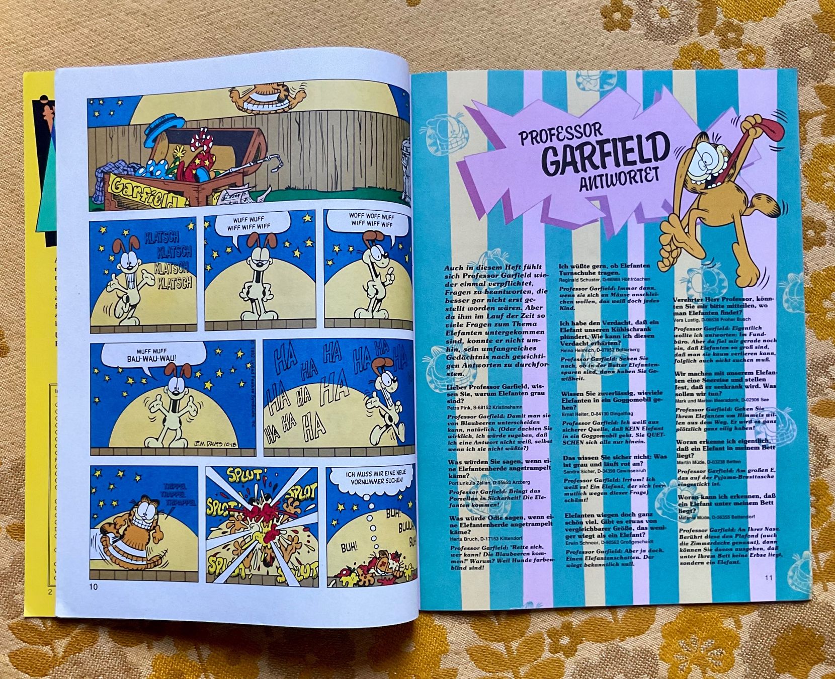 Comics: Garfield Heft Nr 10 von 1993 – Gebraucht aus Endingen von nathan05 3