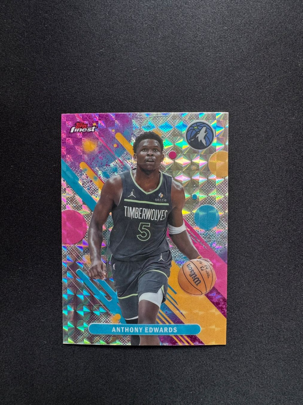 Topps Carte collezionabili: Anthony Edwards 2025-26 Topps Finest Geometric – Nuovo (secondo la descrizione) da Gals venduto da Leubathi