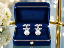 SCHNÄPPCHEN – LUXUS PERLEN-OHRSTECKER – ELEGANT & ZEITLOS