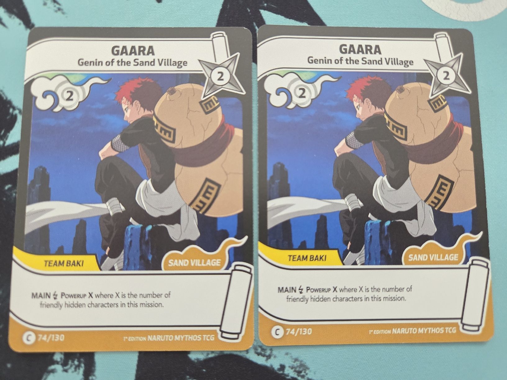 Carte collezionabili: 2x Naruto Mythos TCG - Gaara EN – Nuovo (secondo la descrizione) da Safnern venduto da wil_z6qf