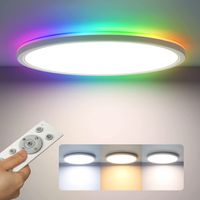 Deckenleuchte LED Farbwechsel Dimmbar 13 Beleuchtungsmodi