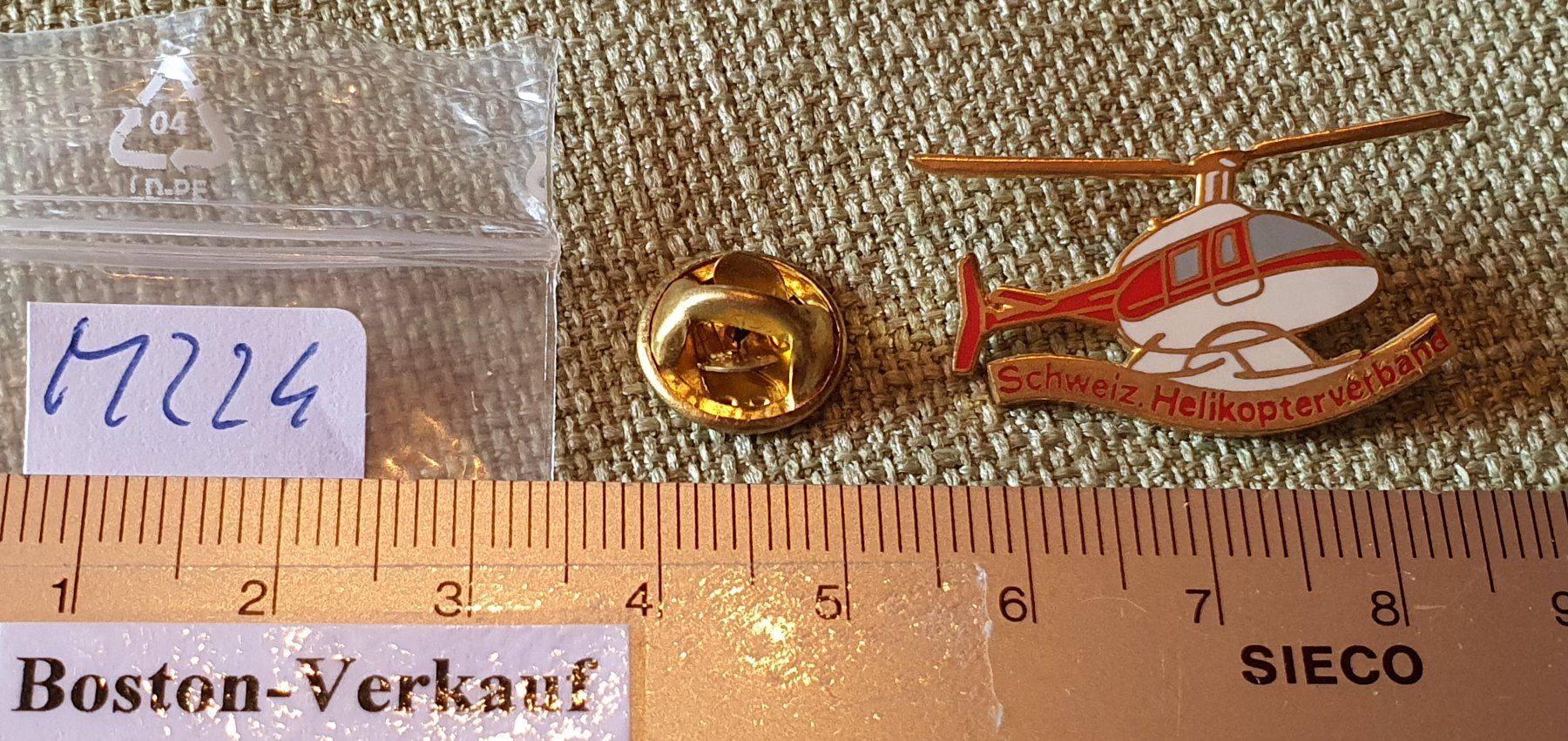 Plaquettes & Badges: M224 - Pin Schweizer Helikopter Verband - Heli – D'occasion à Reinach BL par Boston-Verkauf 1