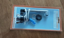 Neuer Frankana Wasserhahn, Automatik, schwarz-chrom