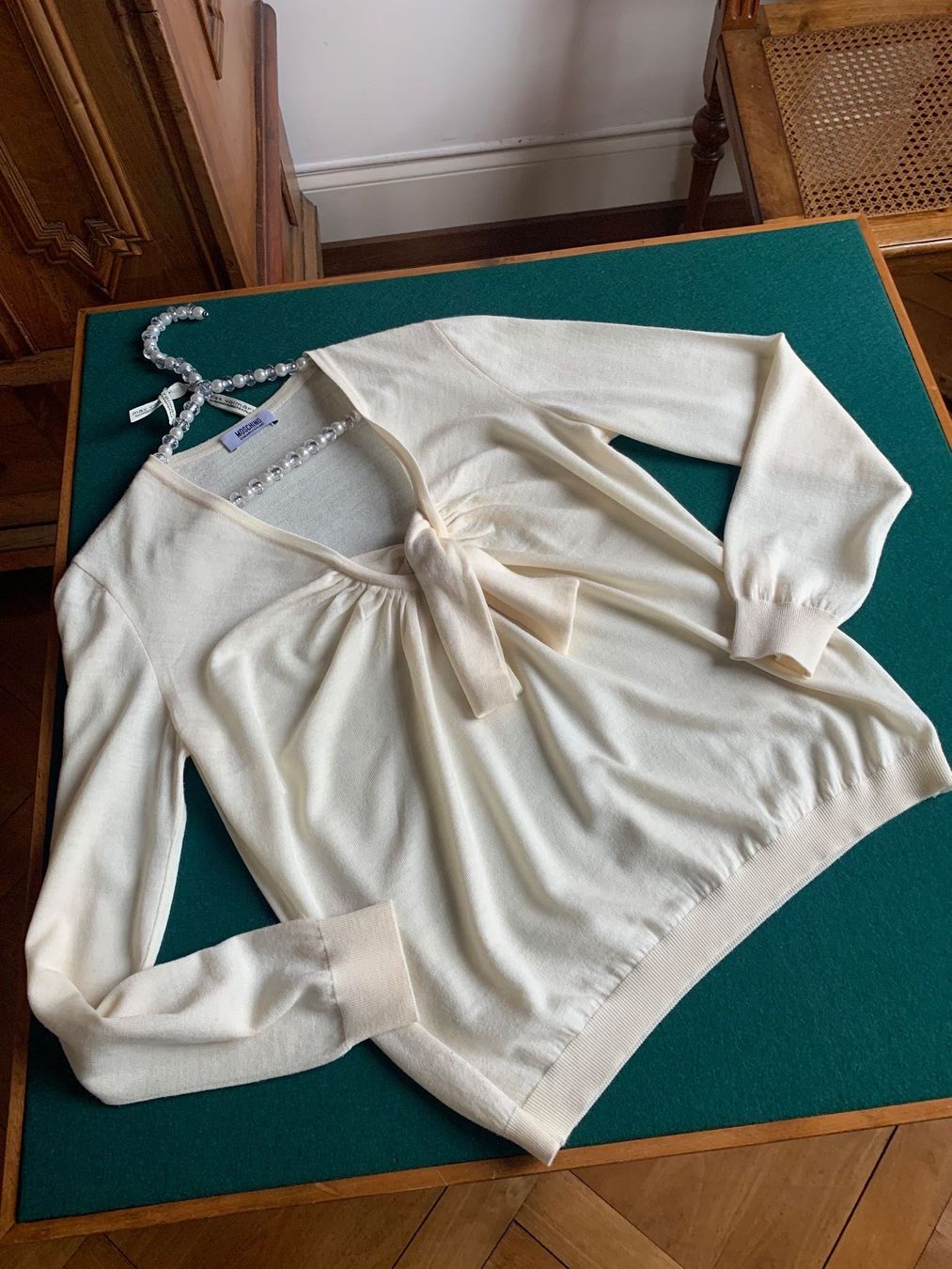 Moschino Pullover & Sweatshirts: MOSCHINO 100% Schurwolle Pullover  Gr. 44 IT /  NEU – Neu (gemäss Beschreibung) aus Interlaken von Bona55 1