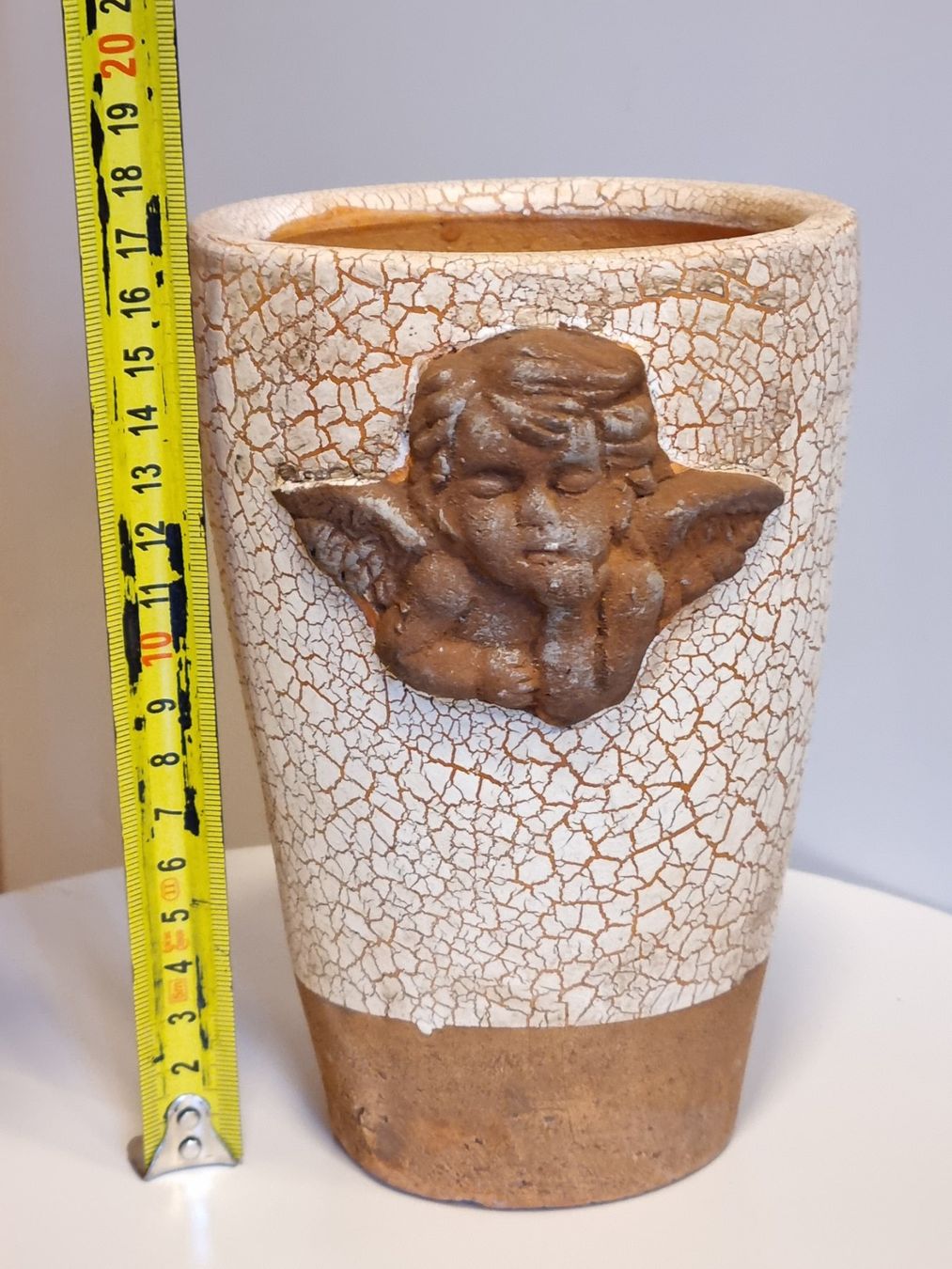 Vasi per fiori: Übertopf Engel Putto Antikstil, 17 cm – Usato da Scharnachtal venduto da devin03 5