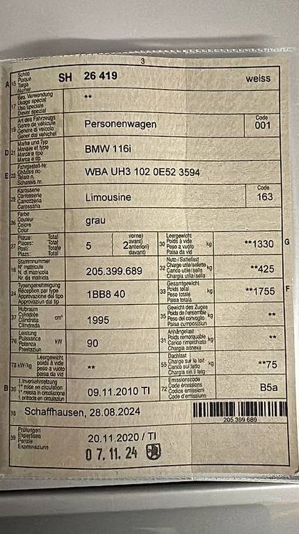 BMW 116i ab MFK 08.2024 5