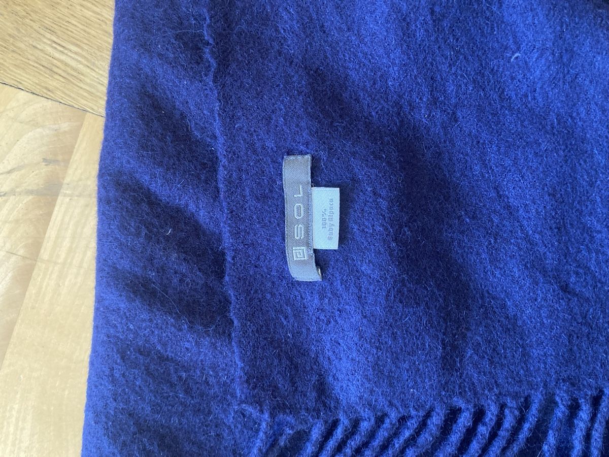 Foulard & Sciarpe: Schal Alpaca blau – Usato da Bern venduto da deb_r6bl 1