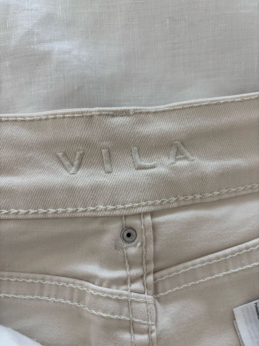 Vila Gonne: Sommer Minirock von Vila, Beige, Grösse 38 – Usato da Wabern venduto da est_jw6s 3