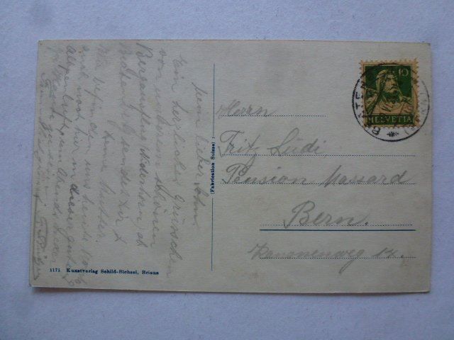 Cartoline postali: AK Beatenberg Niesenkette 1924 – Usato da Walkringen venduto da Casablanca777 1