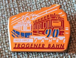 M043 - Pin 1903-1993 90 Jahre Trogener Bahn Tram  Nr. 030