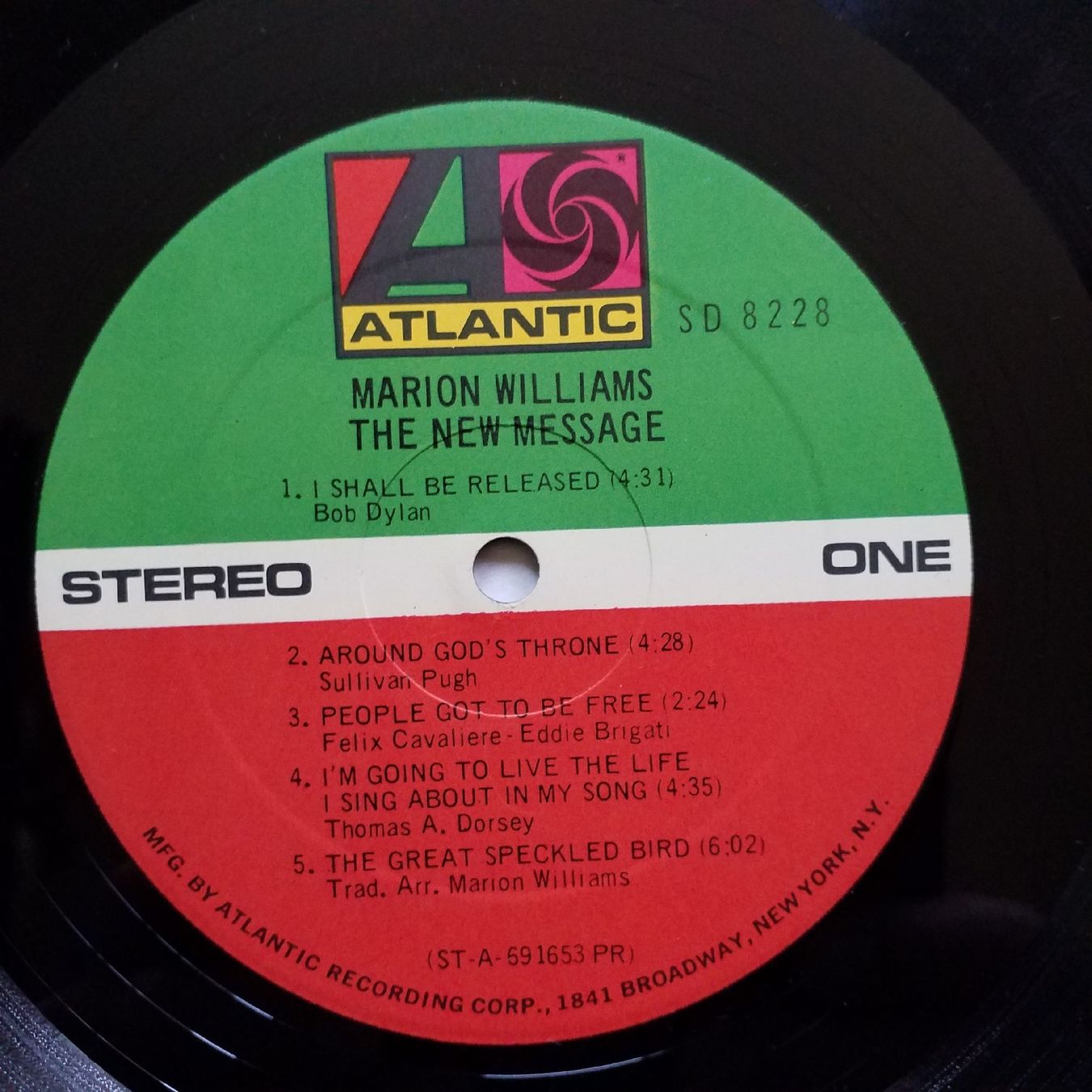 Dischi in vinile: MARION WILLIAMS,  the new message - 1st 1969 US  +++++ – Usato da Yverdon-les-Bains venduto da Jacotreut 2
