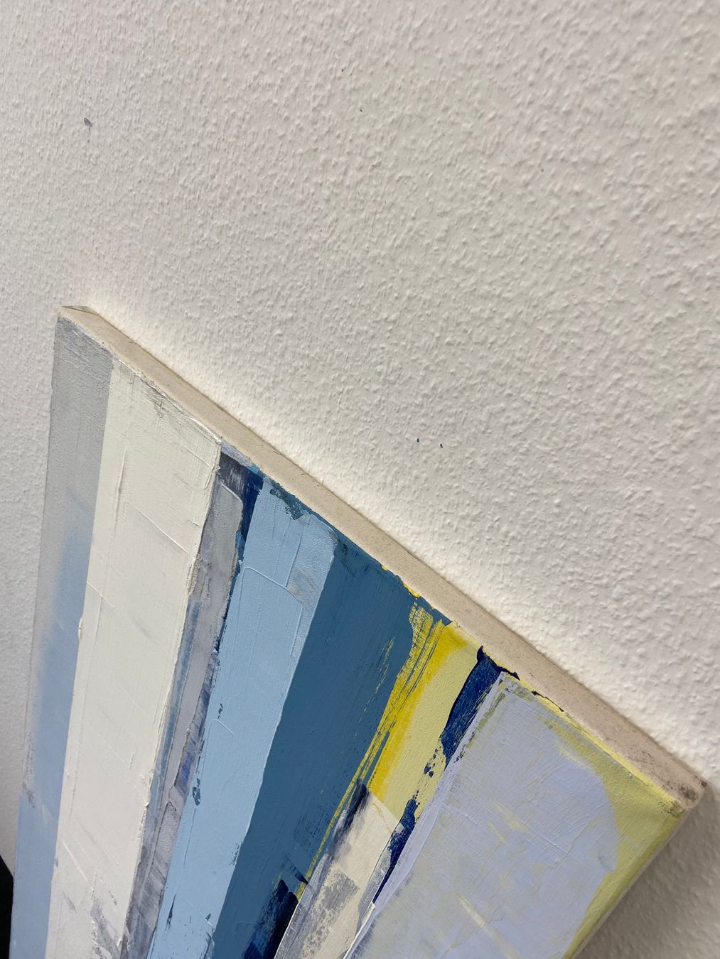 Poster & Bilder: Bild (Blau mit Gelb) – Gebraucht aus Schötz von Willibandi 3