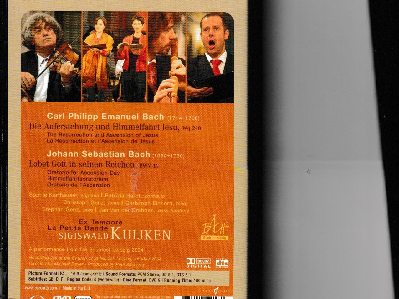 Tous les DVDs: Bach Himmelfahrtsoratorien – D'occasion à Chur par zowie72 1