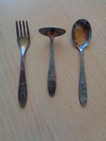 Altes Besteck Kinder mit Speiseschaber