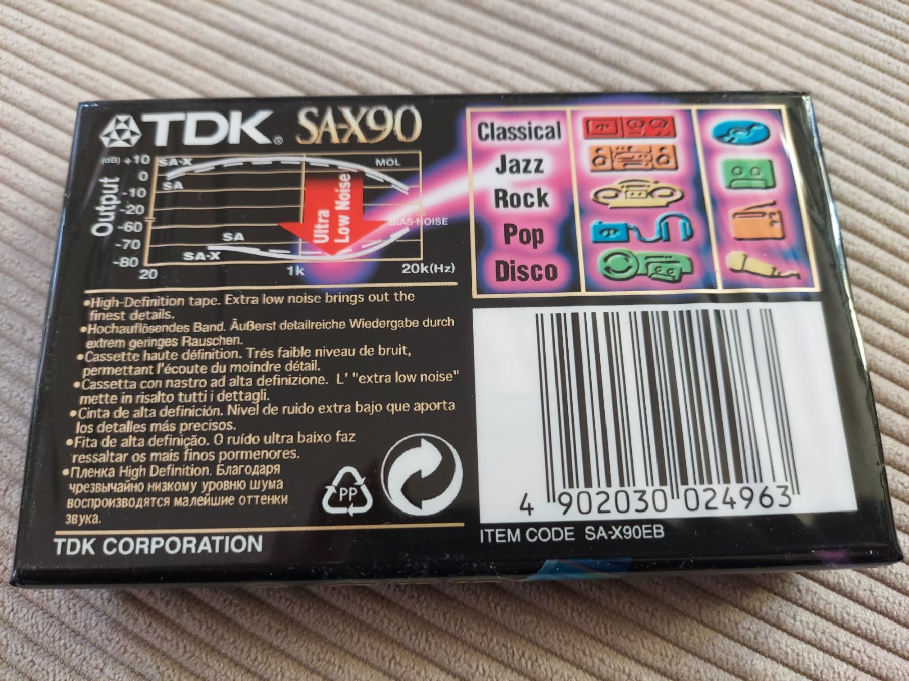 Musicassette: TDK SA-X90 Kassette High Position IEC II, originalverpackt – Nuovo e nell'imballaggio originale da Hittnau venduto da Hampgoeswild 1