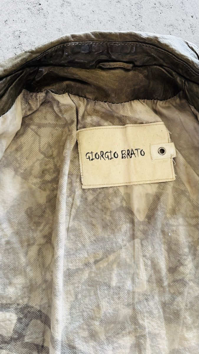 Giorgio Brato Giacche: Giorgio Brato Lederjacke, Top Zustand! – Usato da Heerbrugg venduto da Heaven09 3