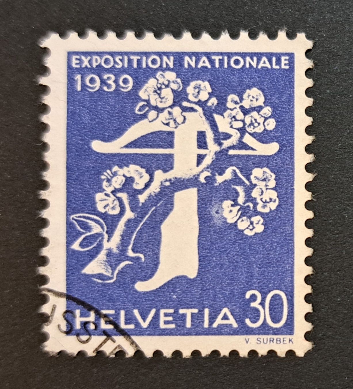 Alle Briefmarken: Abart Putzer / Retouche SBK 235 – Gebraucht aus Unterägeri von PhilatelieStudiger