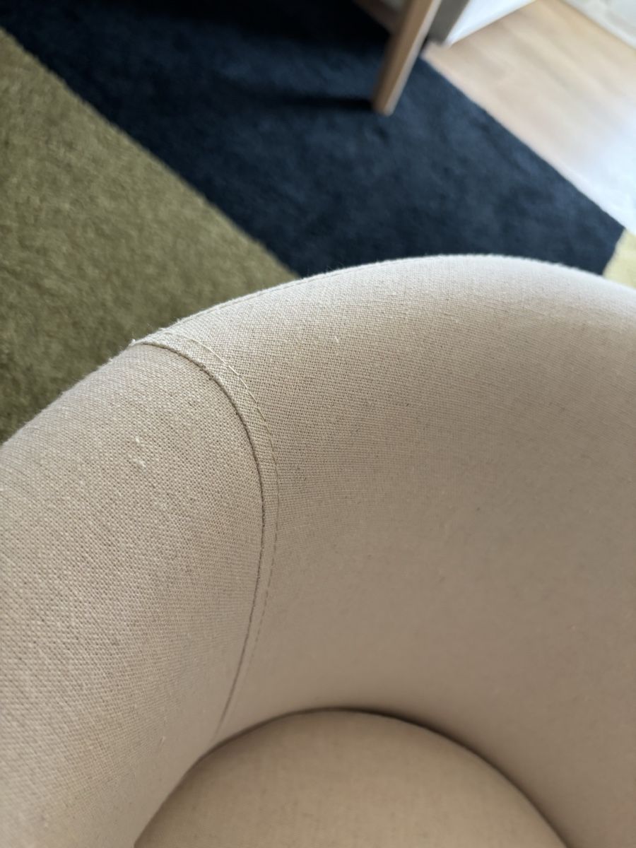 Poltrone: Eleganter Cocktailsessel in Beige – Usato da Trimbach venduto da fro_2ztm 5