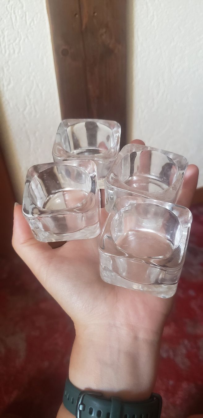 Gläser: Portes bougies x4 – Gebraucht aus Le Séchey von Jill93
