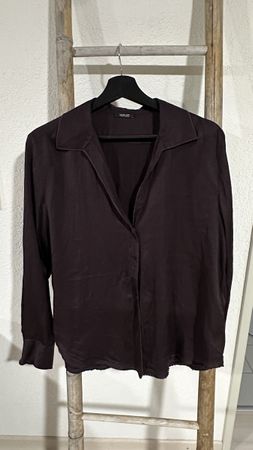 Elegant Satin Shirt - Massimo Dutti