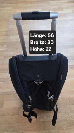 Rollkoffer Travelite schwarz Trolley Cabin Grösse 55cm